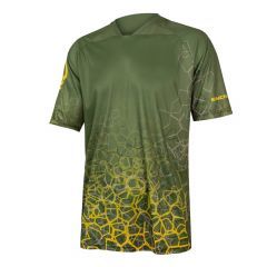 Endura SINGLETRACK PRINT TEE LTD-Verde militare-S