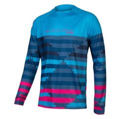 Endura MT500 SUPERCRAFT L/S TEE Maglia manica lunga-Azzurro-M