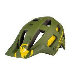 Endura SINGLETRACK HELMET casco bike-Verde militare-S/M