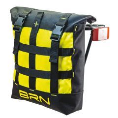 Borsa BRN CUBY alta visibilità gialla da viaggio per biciclette