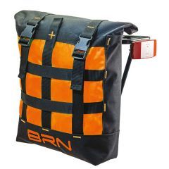 Borsa BRN CUBY alta visibilità gialla da viaggio per biciclette