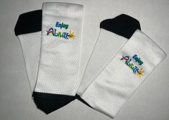 Calzini Diemme ufficiali del Team Enjoy Abruzzo al Giro E del 2024