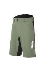 rh+ MTB SHORT uomo-Verde militare-M