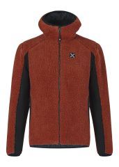 Montura SHERPA MAGLIA uomo aperta con cappuccio-Tobacco-L