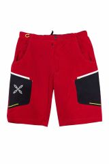 MONTURA BRICK BERMUDA-L-Nero/Rosso