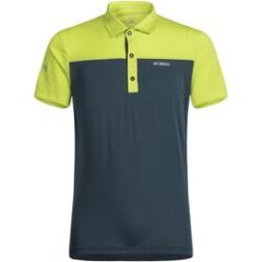 MONTURA MASTER POLO-S-Lime/Blue cenere