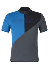 Montura LAND ZIP T-SHIRT-Piombo/Celeste-M